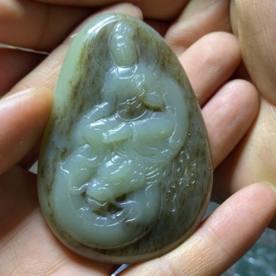 和田玉挂件未镶嵌