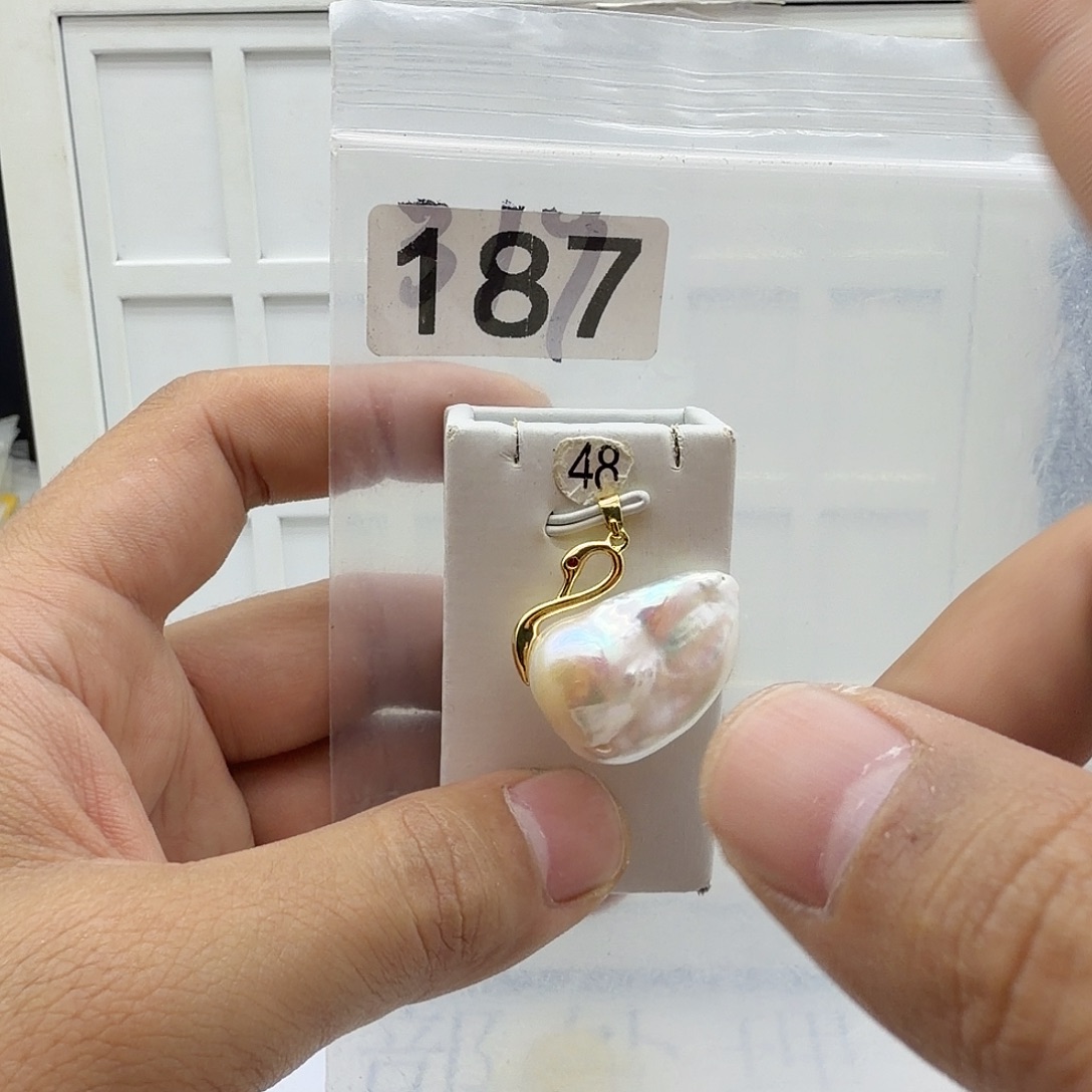 颈饰淡水珍珠合金