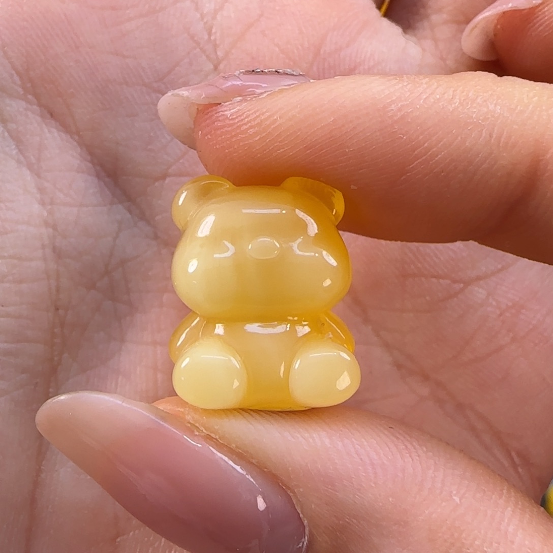 裸石琥珀未镶嵌k****兔琥珀