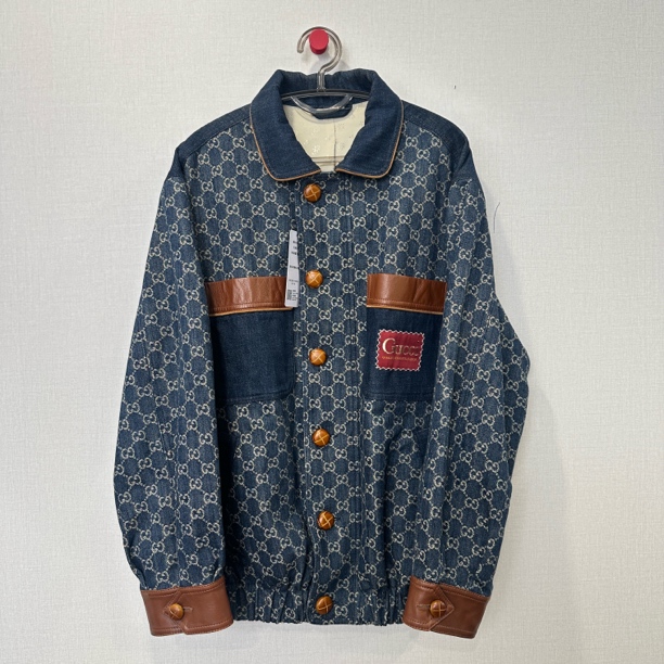 99新 GUCCI/古驰 满印牛仔外套 尺码：48 11631