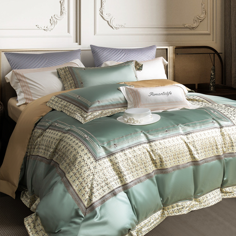 boyue博越/奢华高档提花四件套高端轻奢定制纯棉床上用品四件套