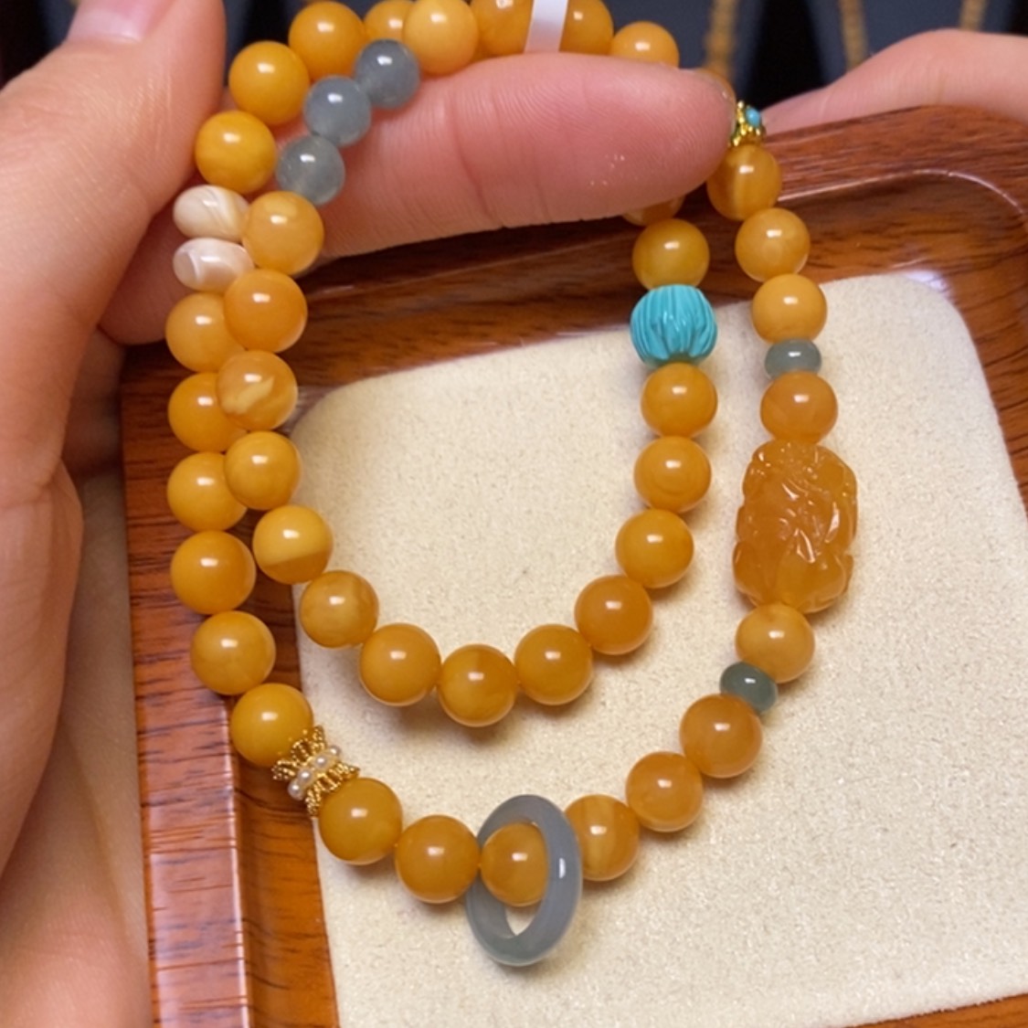 【闪购商品】蜜蜡手链未镶嵌手串