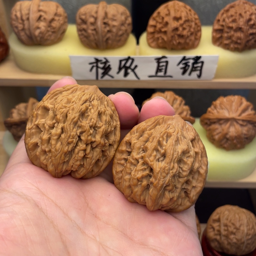 吊坠文玩核桃虎头42