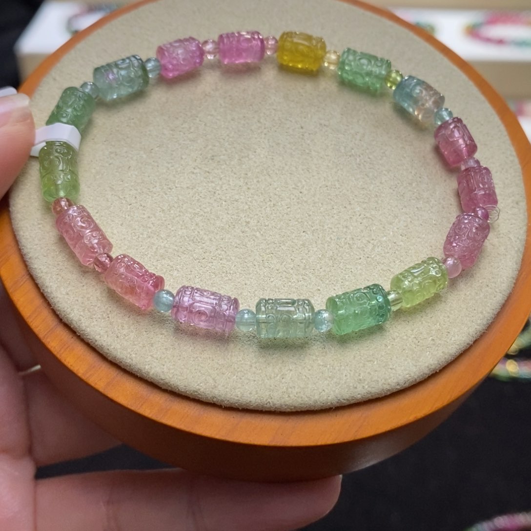 【闪购商品】碧玺手串未镶嵌两天看货期