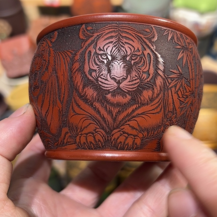 茶杯紫砂宜兴紫砂主人杯