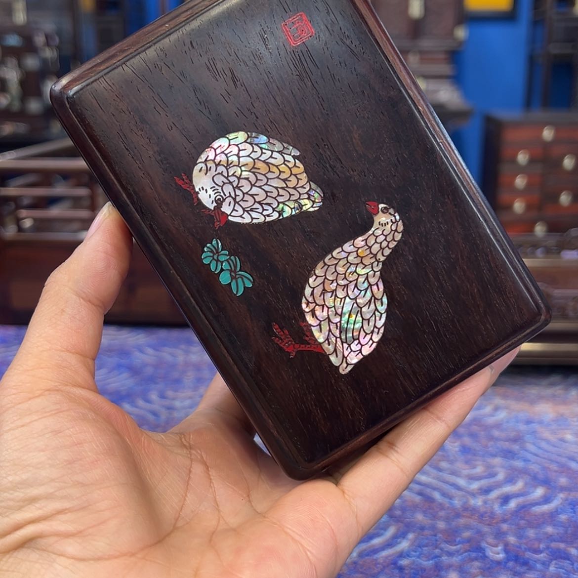 【闪购商品】红酸枝木类成套家具盒子