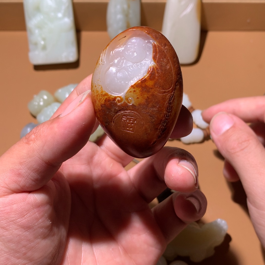 和田玉（糖玉）未镶嵌挂件