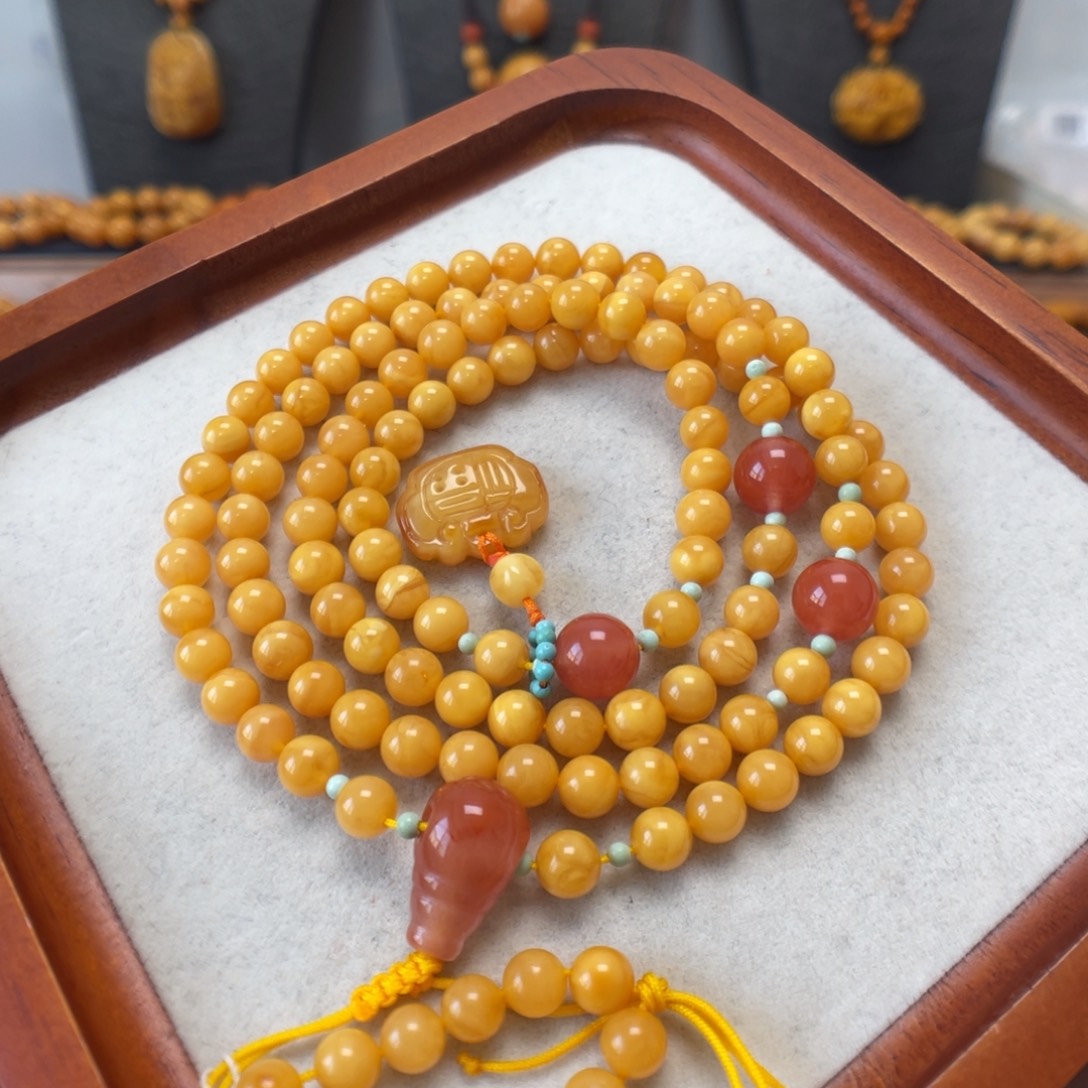 蜜蜡未镶嵌手链蜜蜡