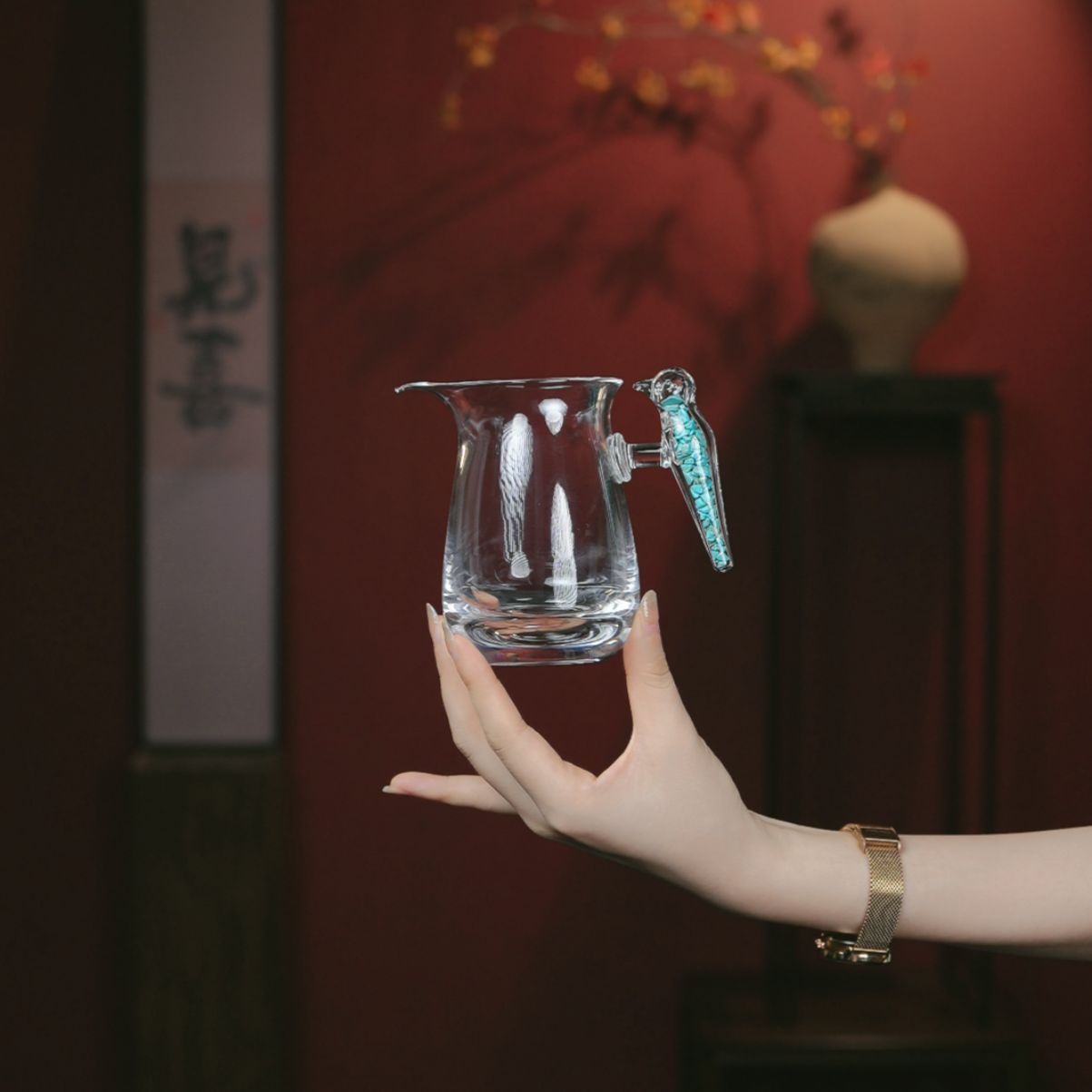 公道杯分茶器泡茶家用啄木鸟茶具
