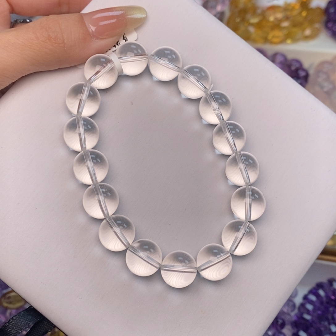 水晶未镶嵌手串钻石白12.0克6A53