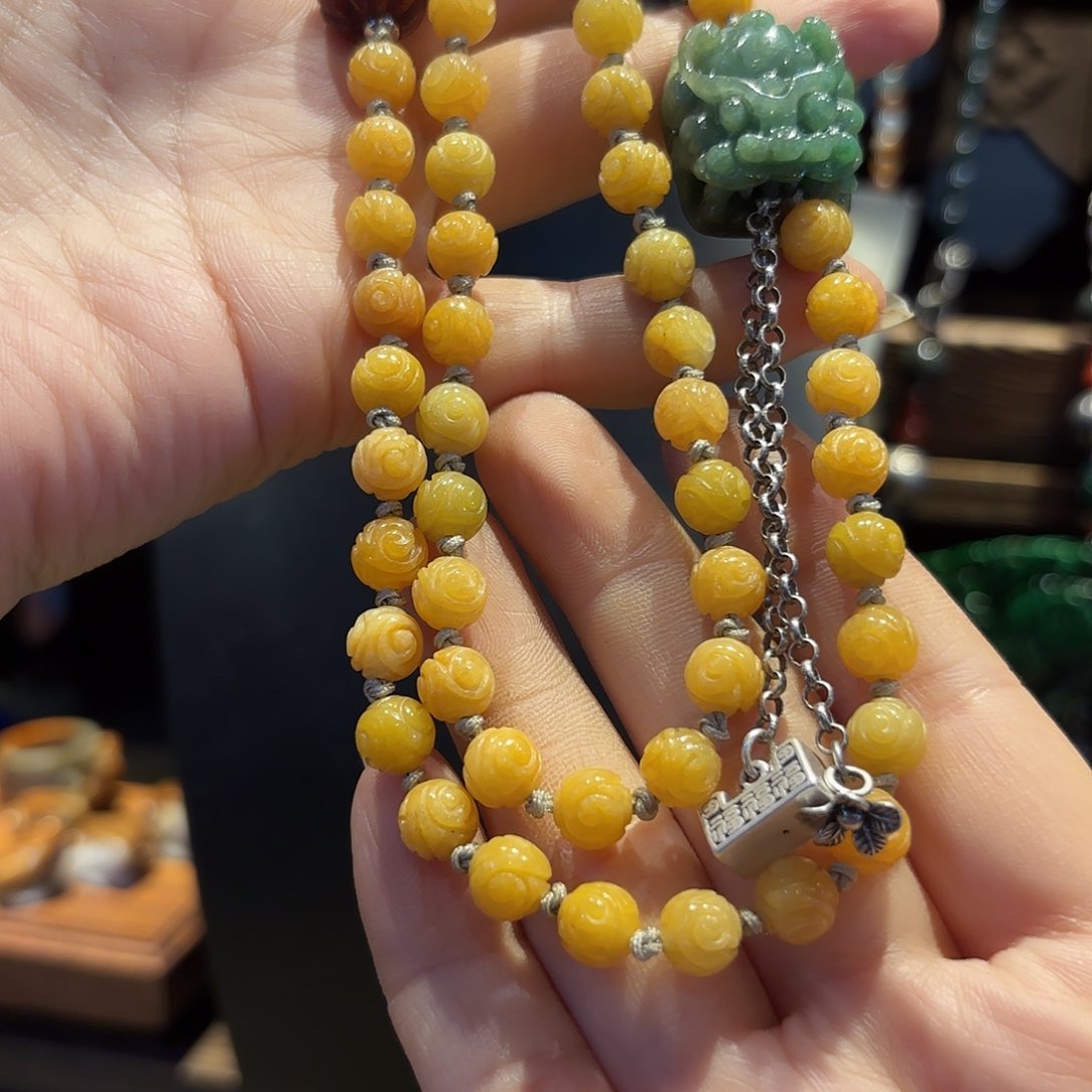 翡翠颈饰未镶嵌原创