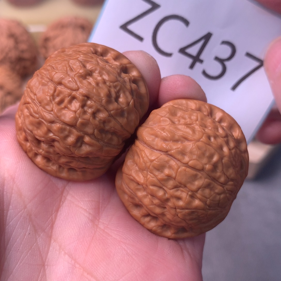 文玩核桃把件肉球乾隆磨35