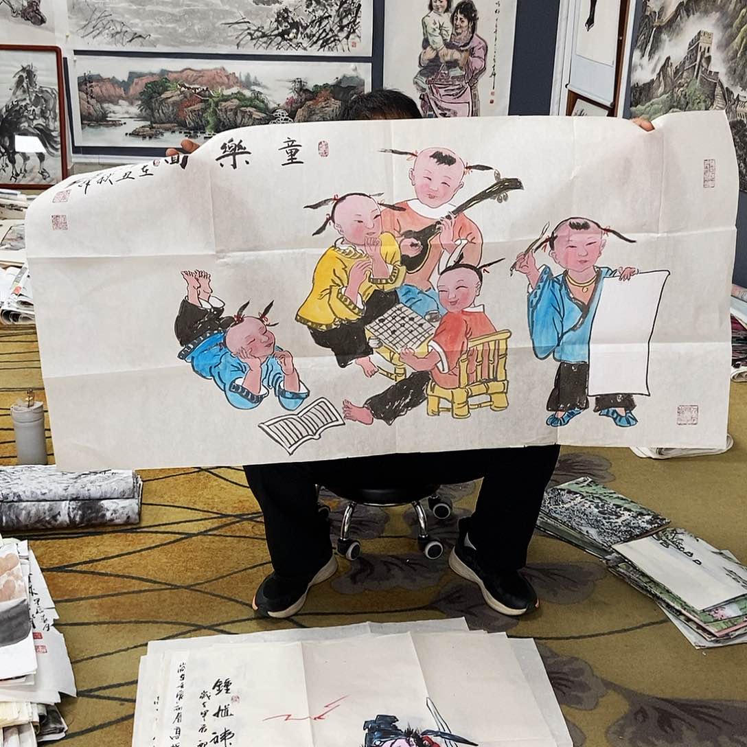 国画独*客高辉手绘作品欣赏70.140