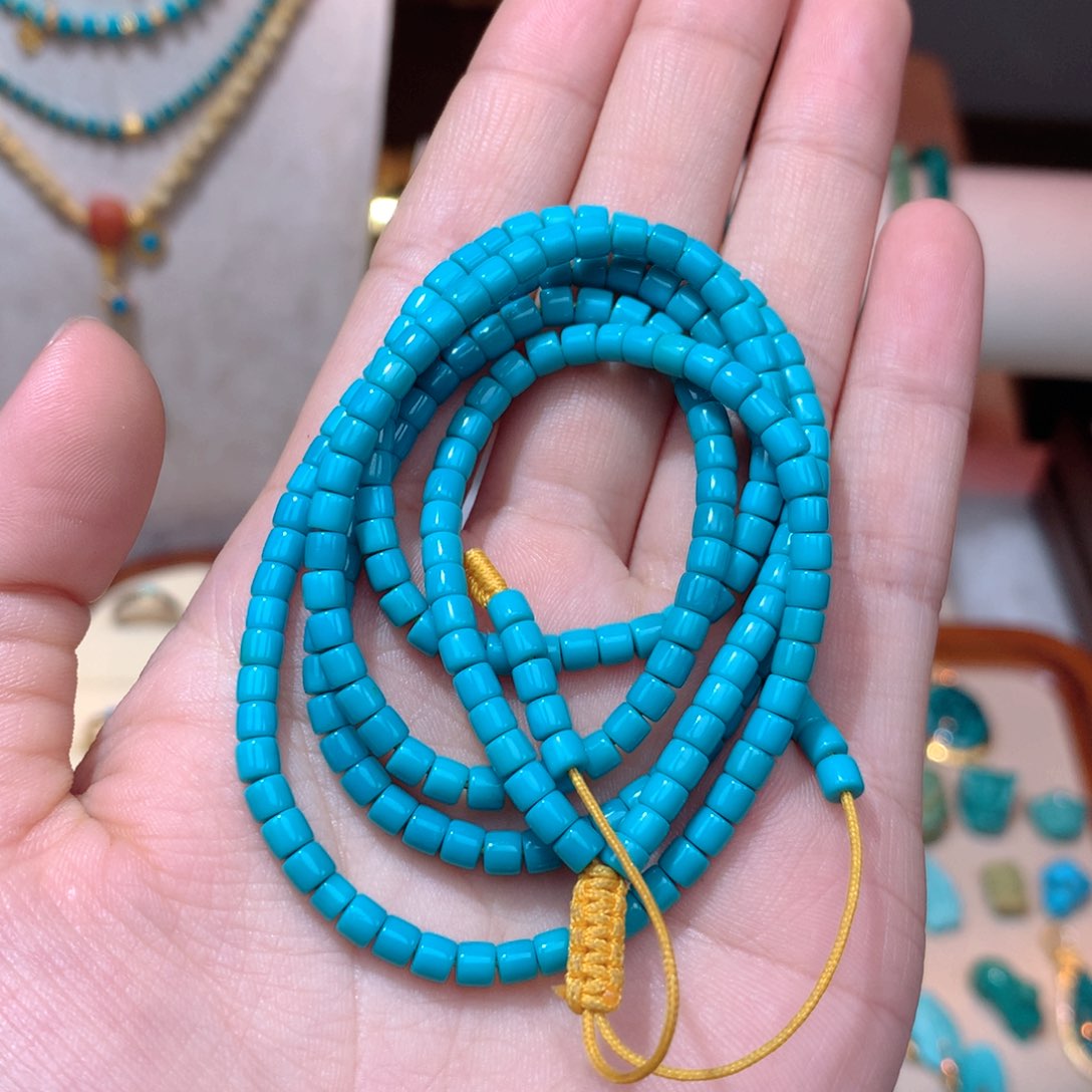 绿松石珠宝奇石未镶嵌奔***拉