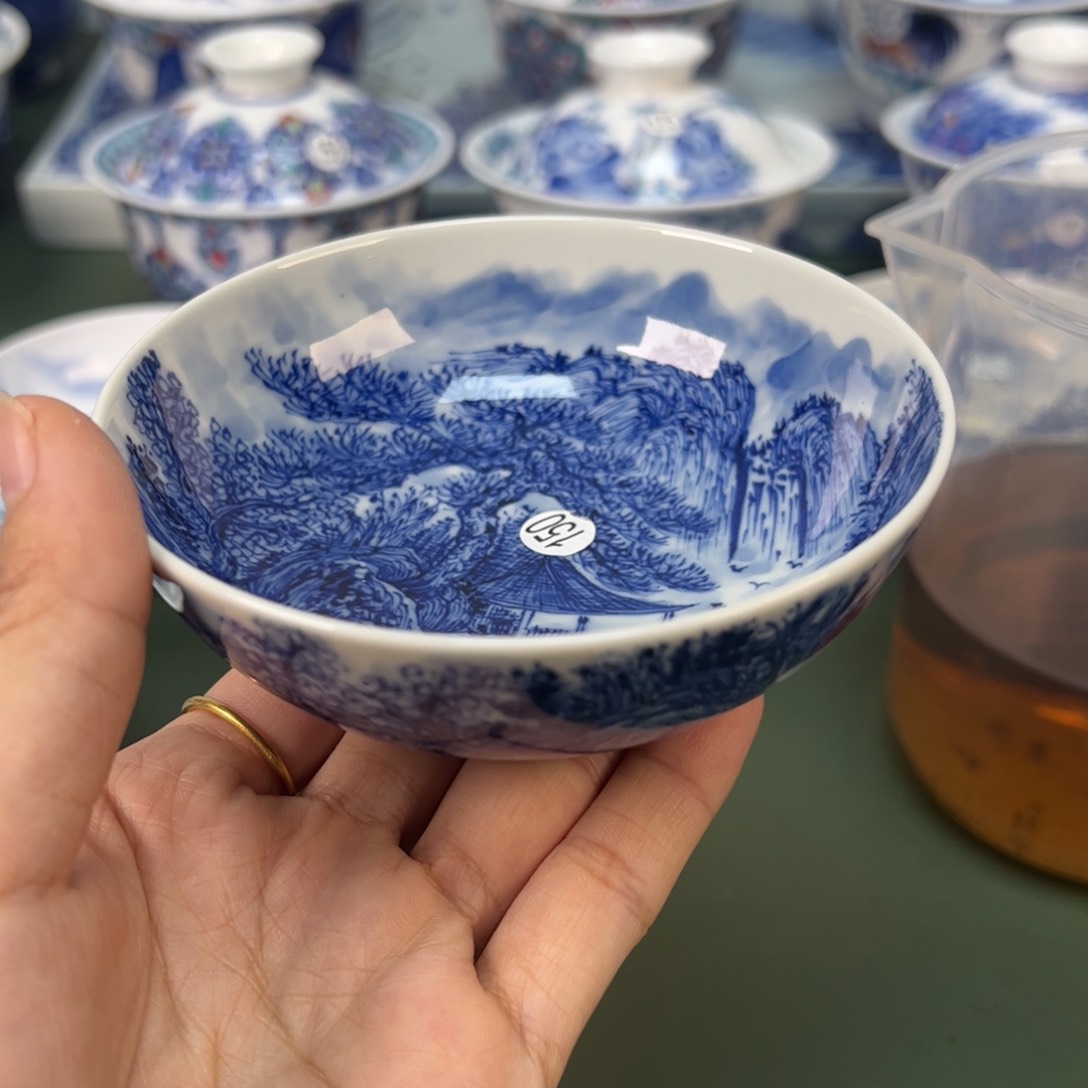 木木景德镇纯手绘茶具150