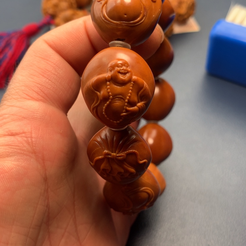 【闪购商品】橄榄核手串/手链h***y八宝弥勒