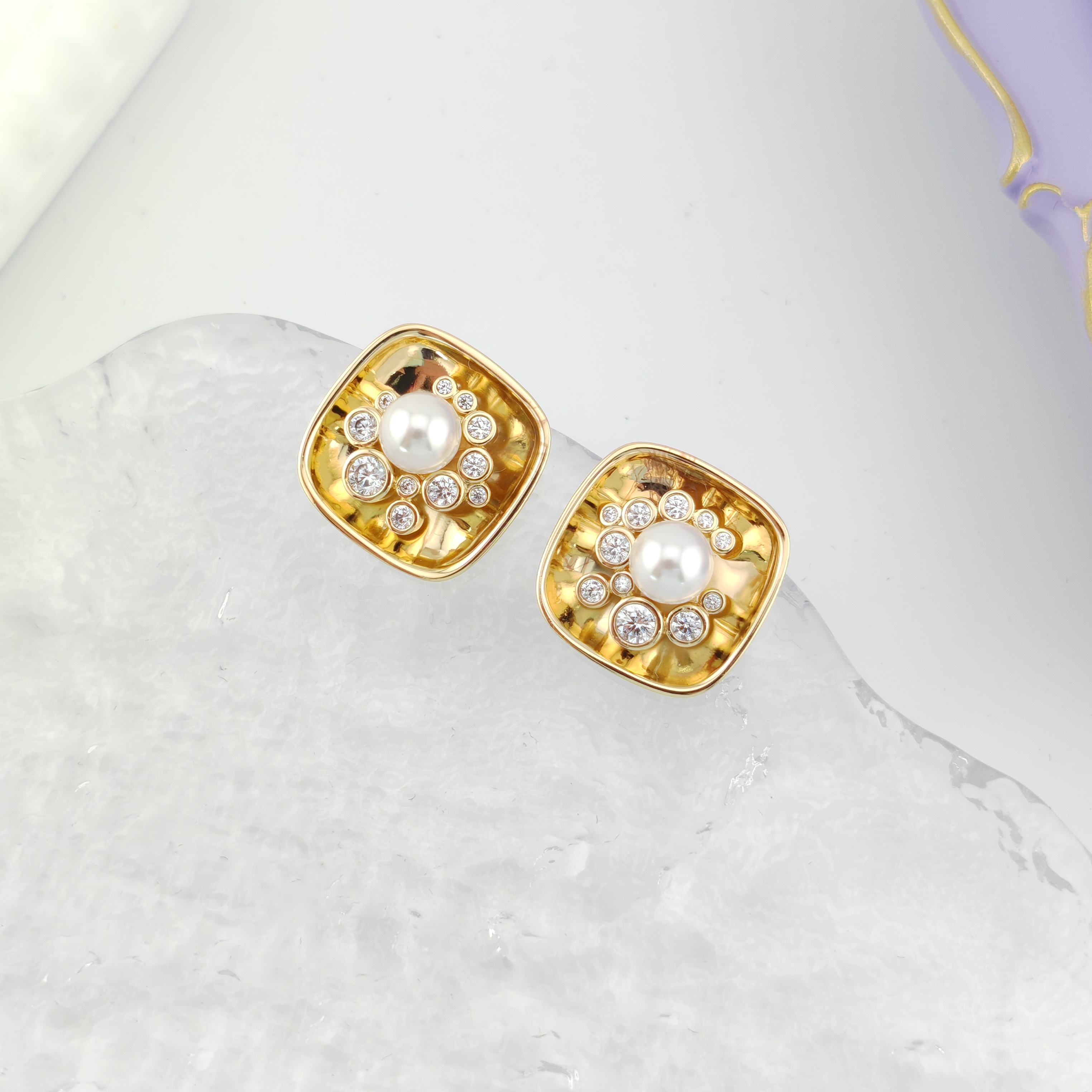 XUPING/旭平首饰 合金仿珍珠耳饰 【潘生福利】气质GDQ X000963644