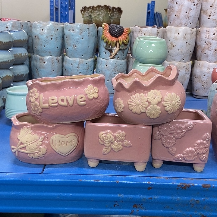 花盆单场满9.9发货瑕疵捡漏五个