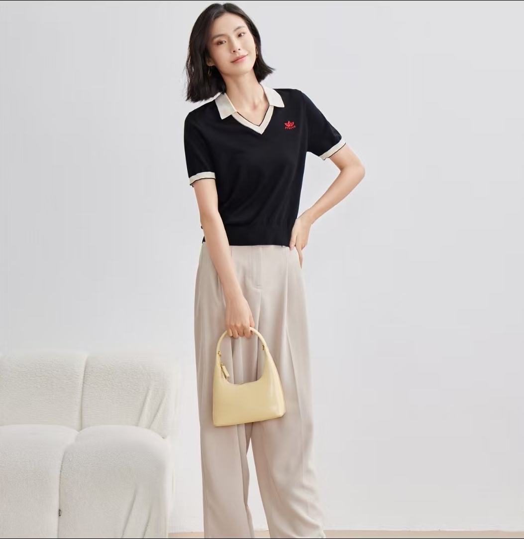 三姐<401一450＞2025春夏秋长短款时尚轻奢气质风针织衫