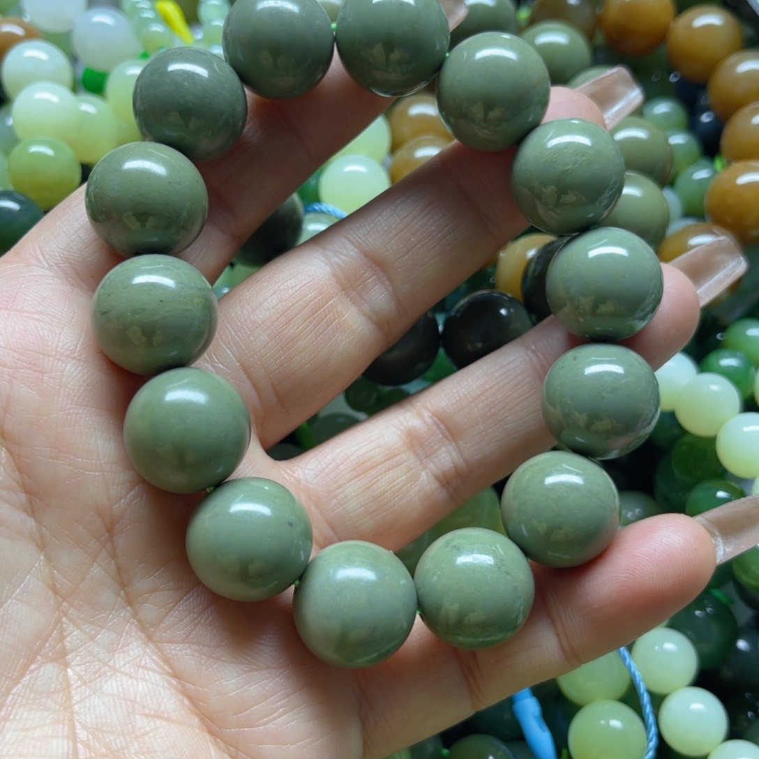 和田玉手链未镶嵌