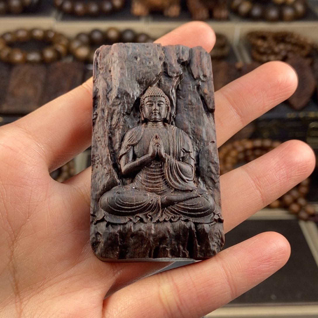 沉香木吊坠杨*越南芽庄白棋楠