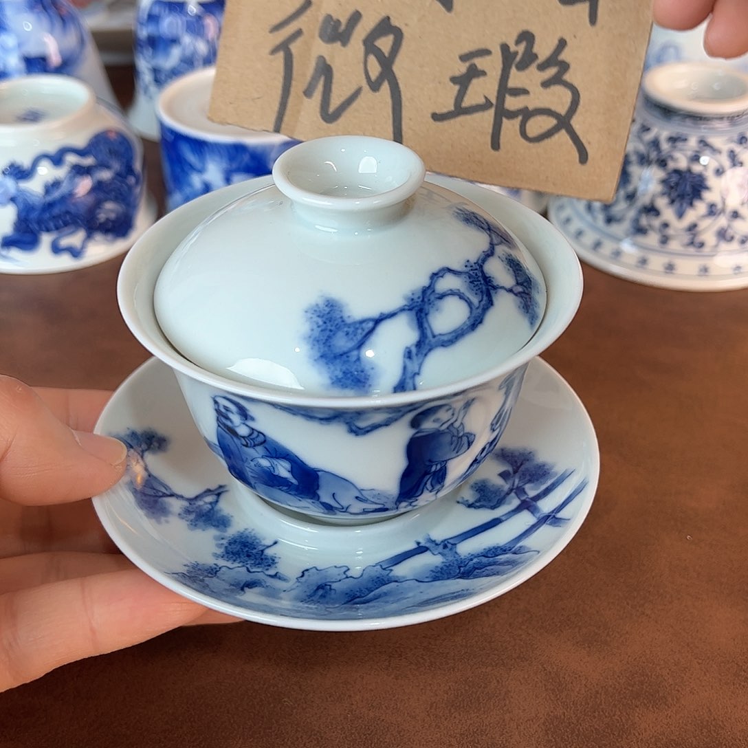 杯景德镇全手工手绘陶瓷