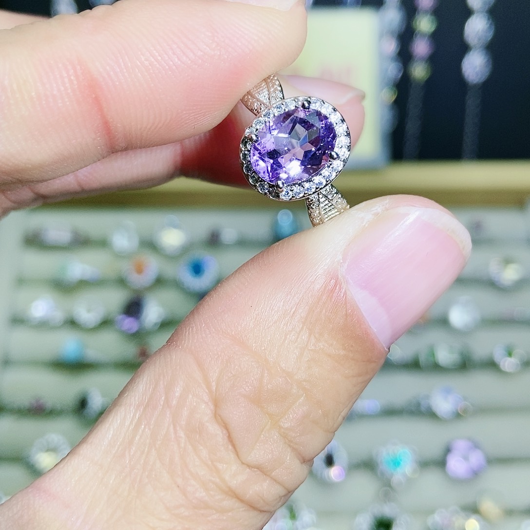 【闪购商品】未镶嵌戒指紫晶
