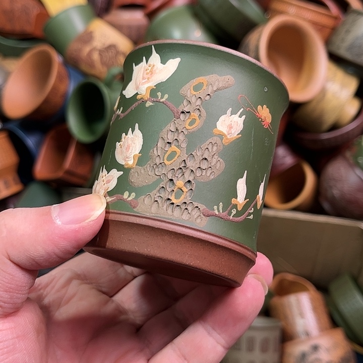 紫砂茶杯全手工紫砂主人杯