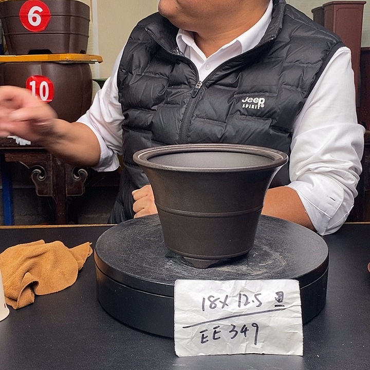 紫砂花盆货号一只EE349