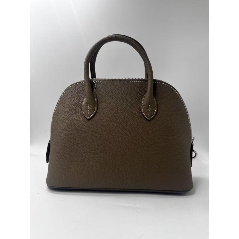 LQ-WITH-QUEEN真皮女包灰色中号 0750