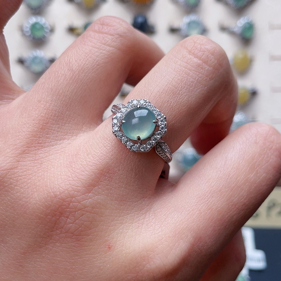 翡翠戒指未镶嵌戒指