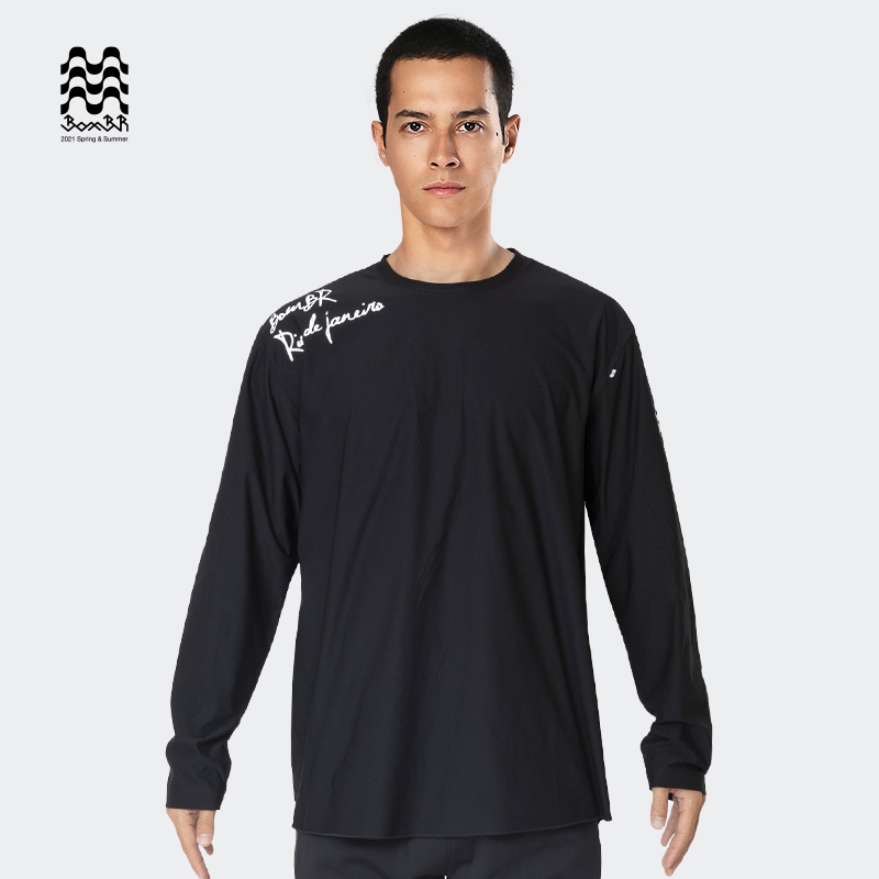 ATHLETA阿仕利塔运动长袖体恤男女休闲圆领上衣百搭简约 BR0287