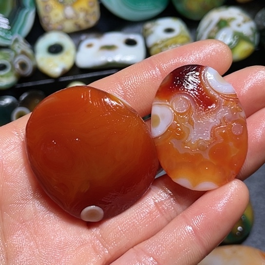 【闪购商品】玛瑙珠宝奇石未镶嵌缘**白