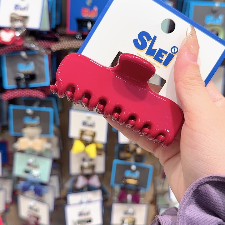 红色醋酸抓夹34一个