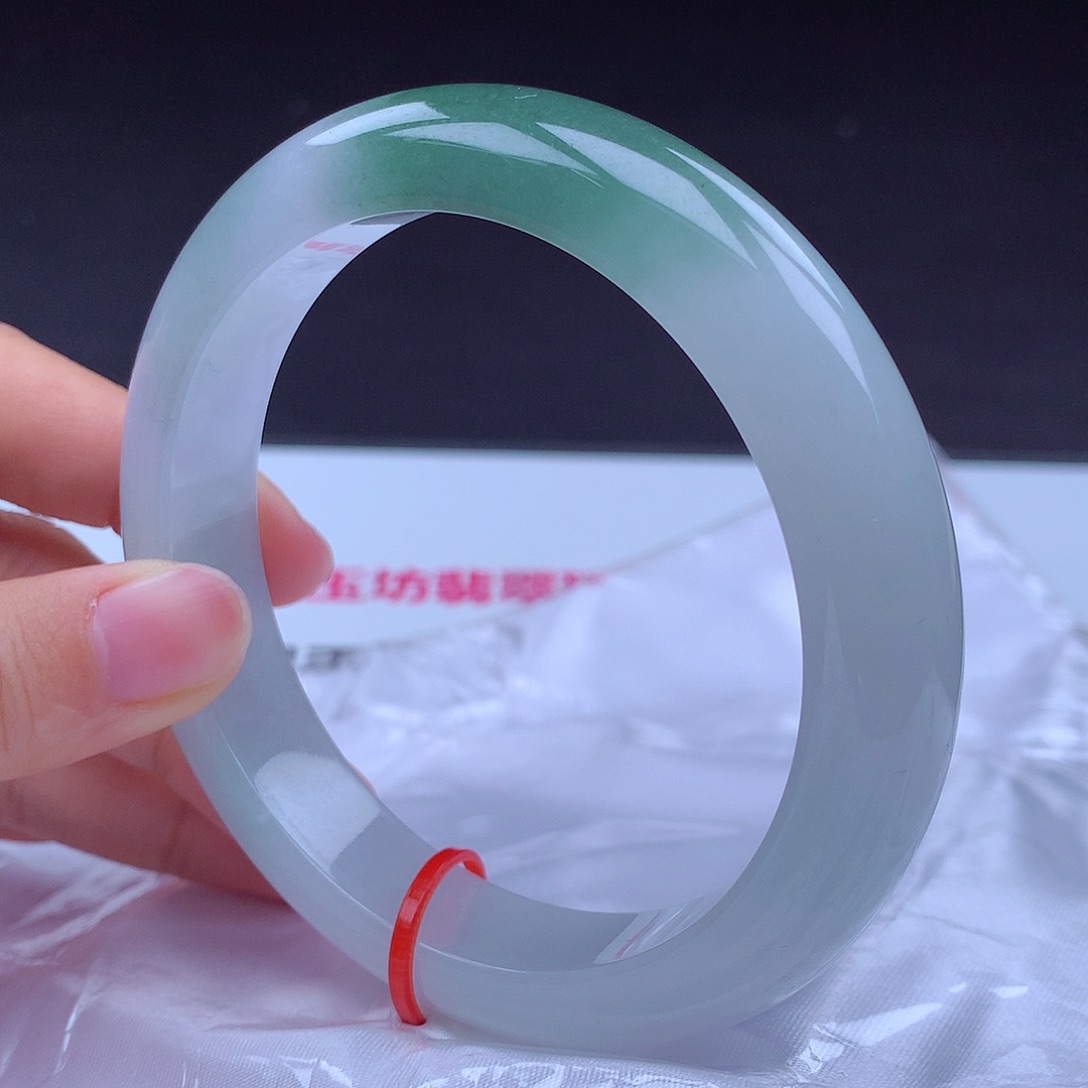 未镶嵌手镯翡翠62.8圈100447