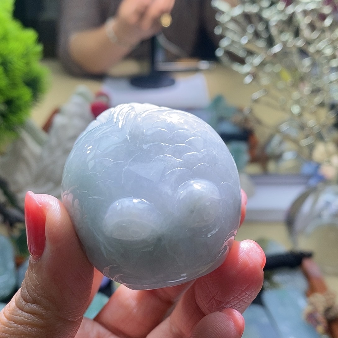 【闪购商品】翡翠颈饰未镶嵌鱼