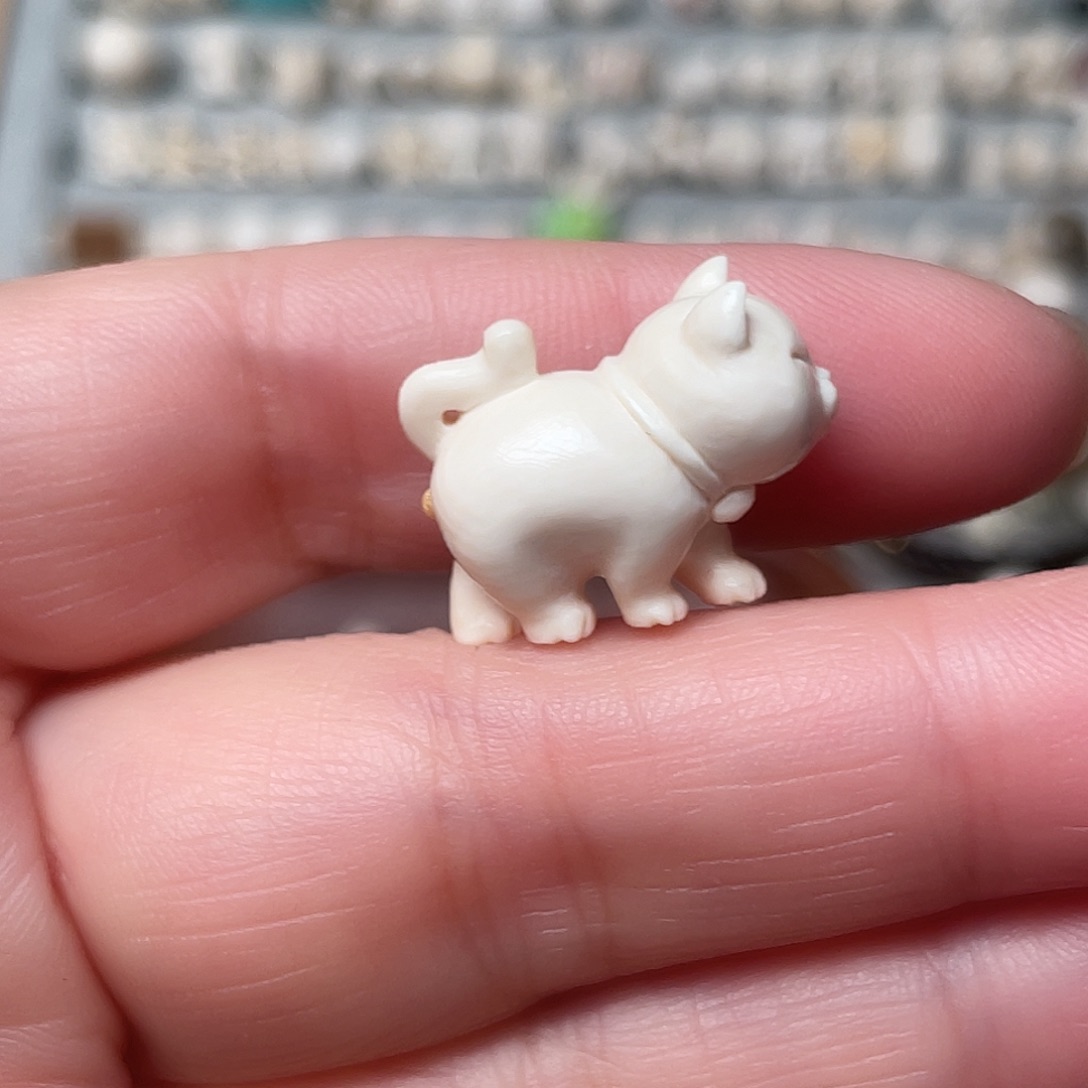 猛犸象牙手串/手链/手镯大橘猫