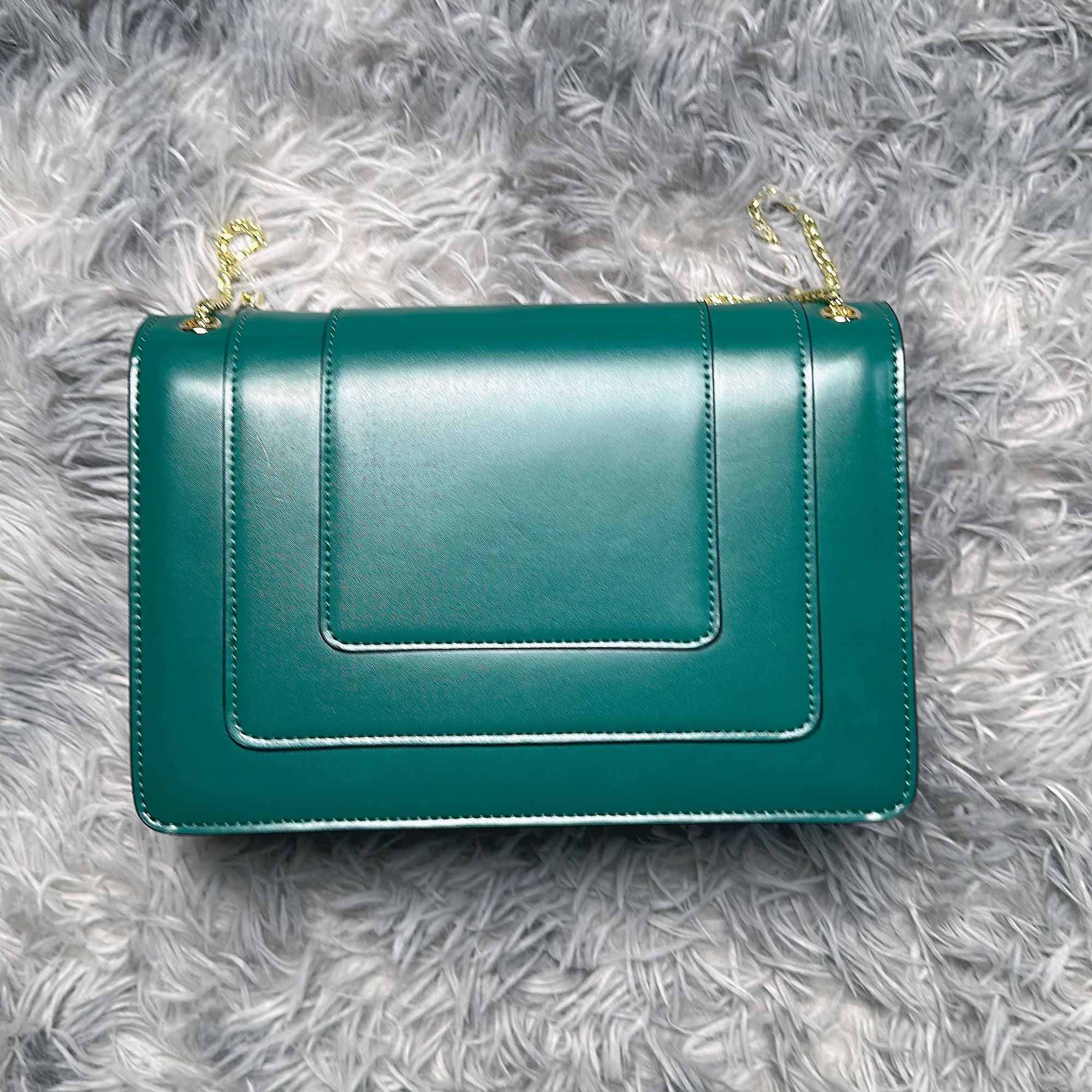 新款手工百搭s时尚女包绿色  0267