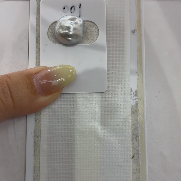 海水珍珠裸珠海水珍珠大溪地铂金灰keshi裸珠