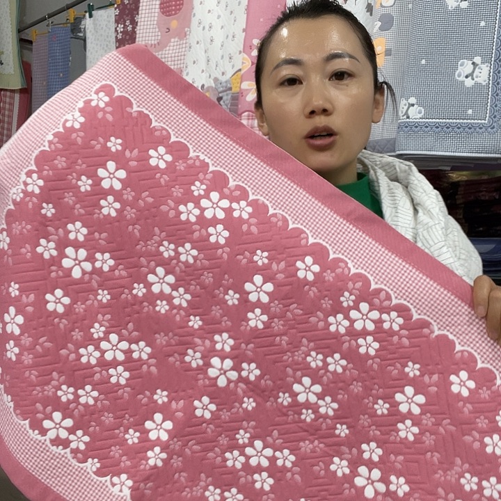 棉特价粉色小雪花