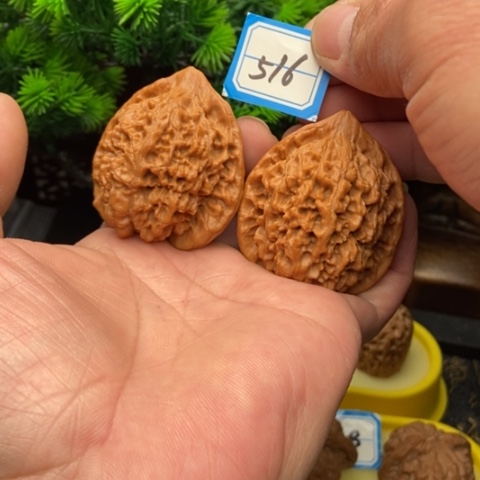 文玩核桃吊坠官帽47微修