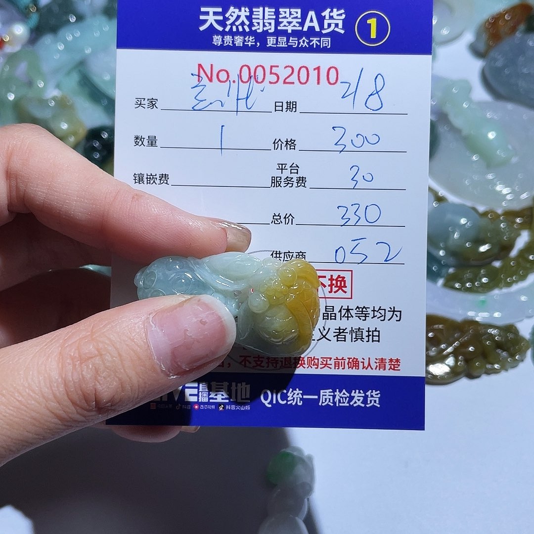 翡翠颈饰未镶嵌Y****811111111111