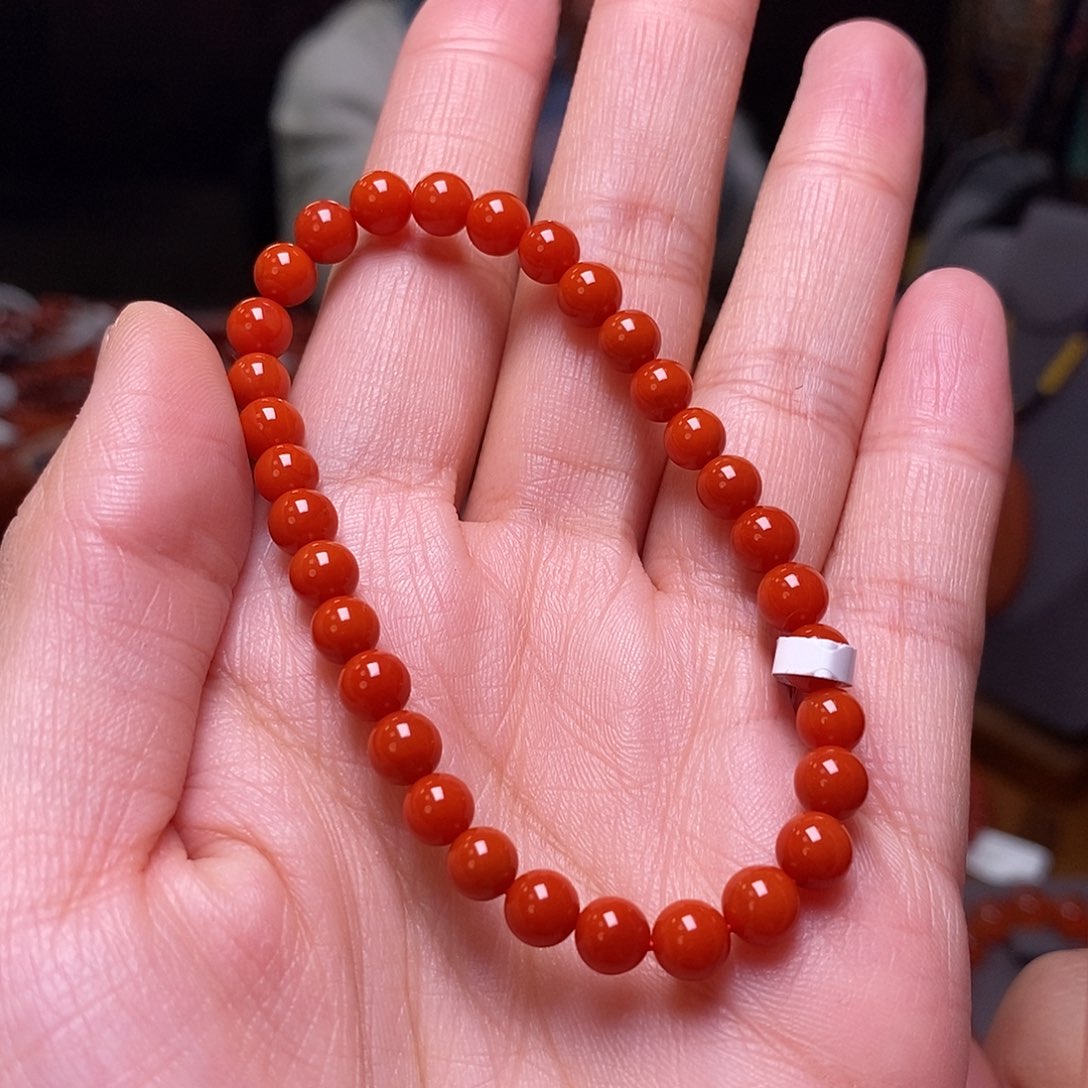 南红玛瑙单圈5m m未镶嵌