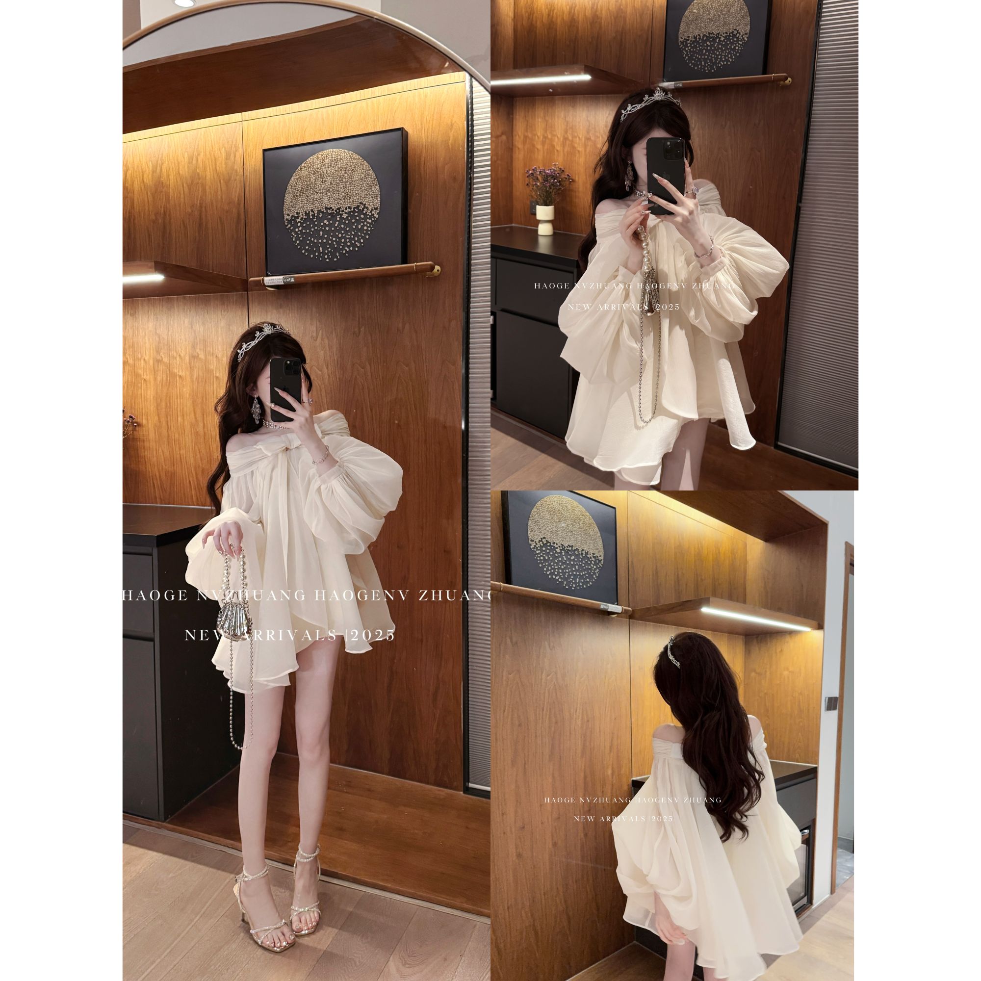 初·Chu●生日会私服C5SY1202A上衣预甜美网红显瘦宽松气质设计感