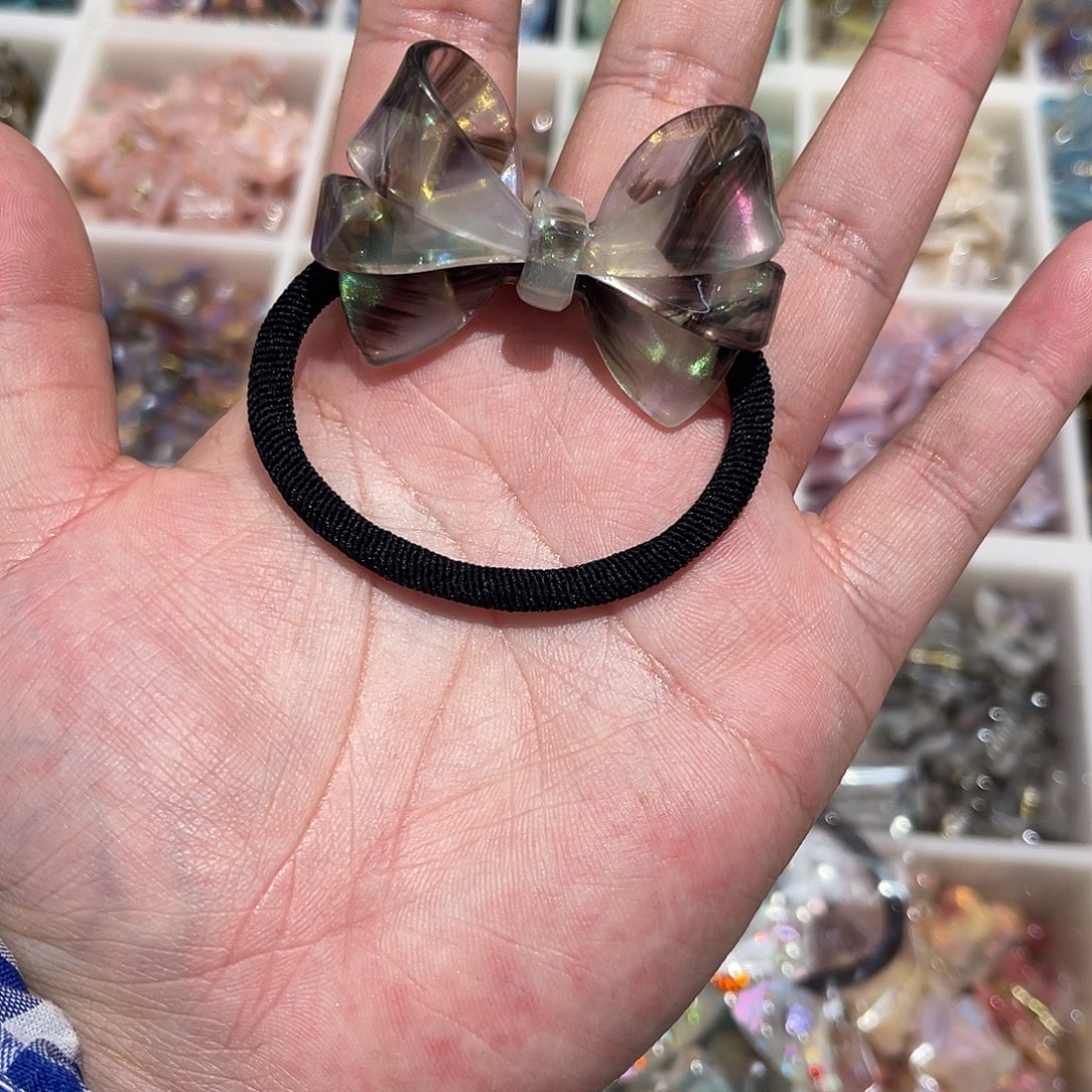 醋酸非金属糖果纸六瓣蝴蝶结发绳