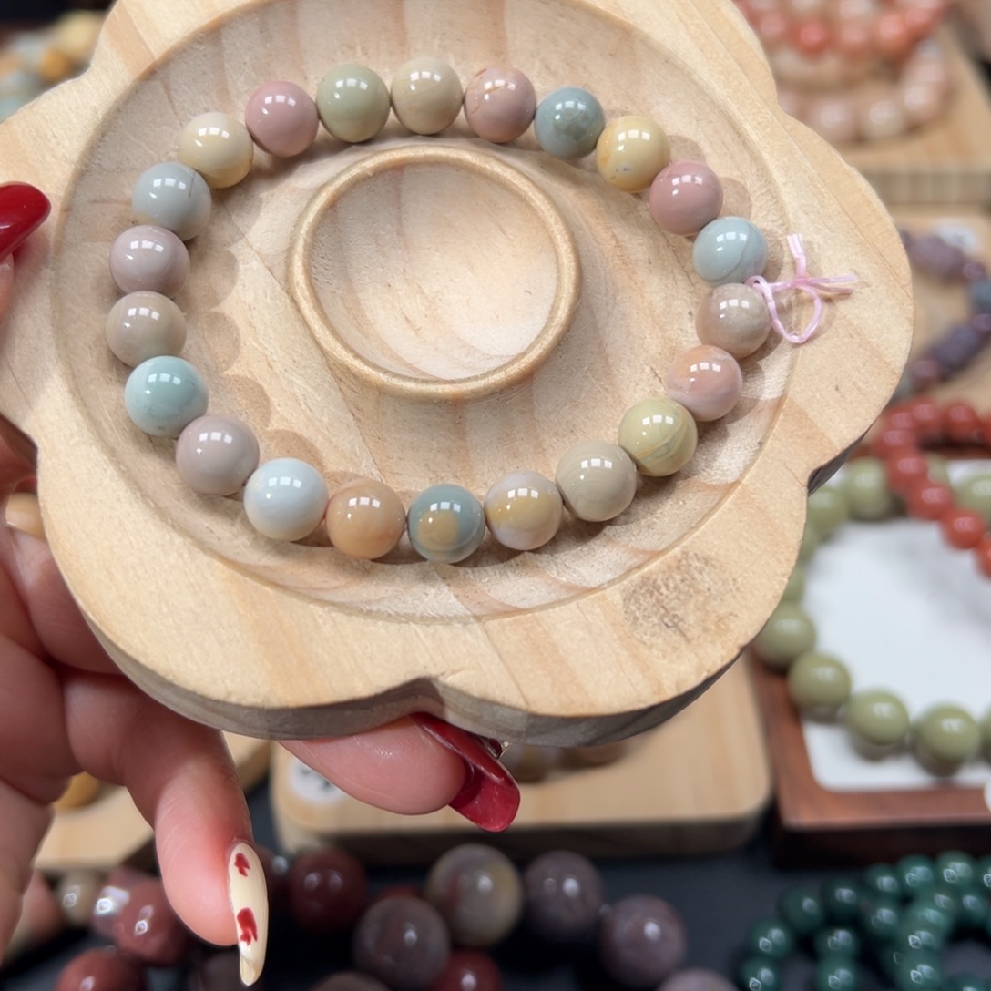 ****外石英质玉未镶嵌手链64