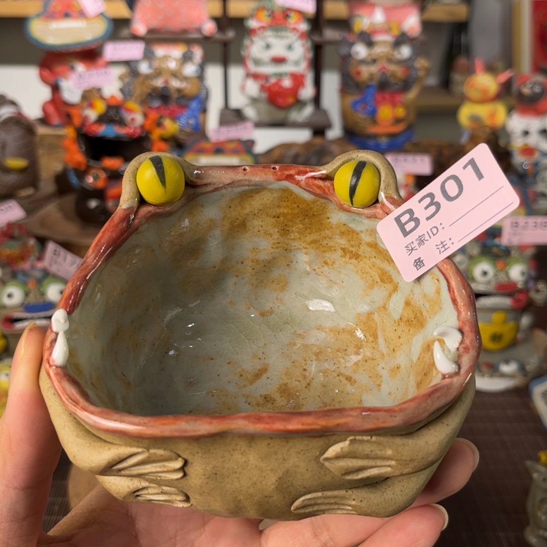 泥塑纯手工茶宠摆件