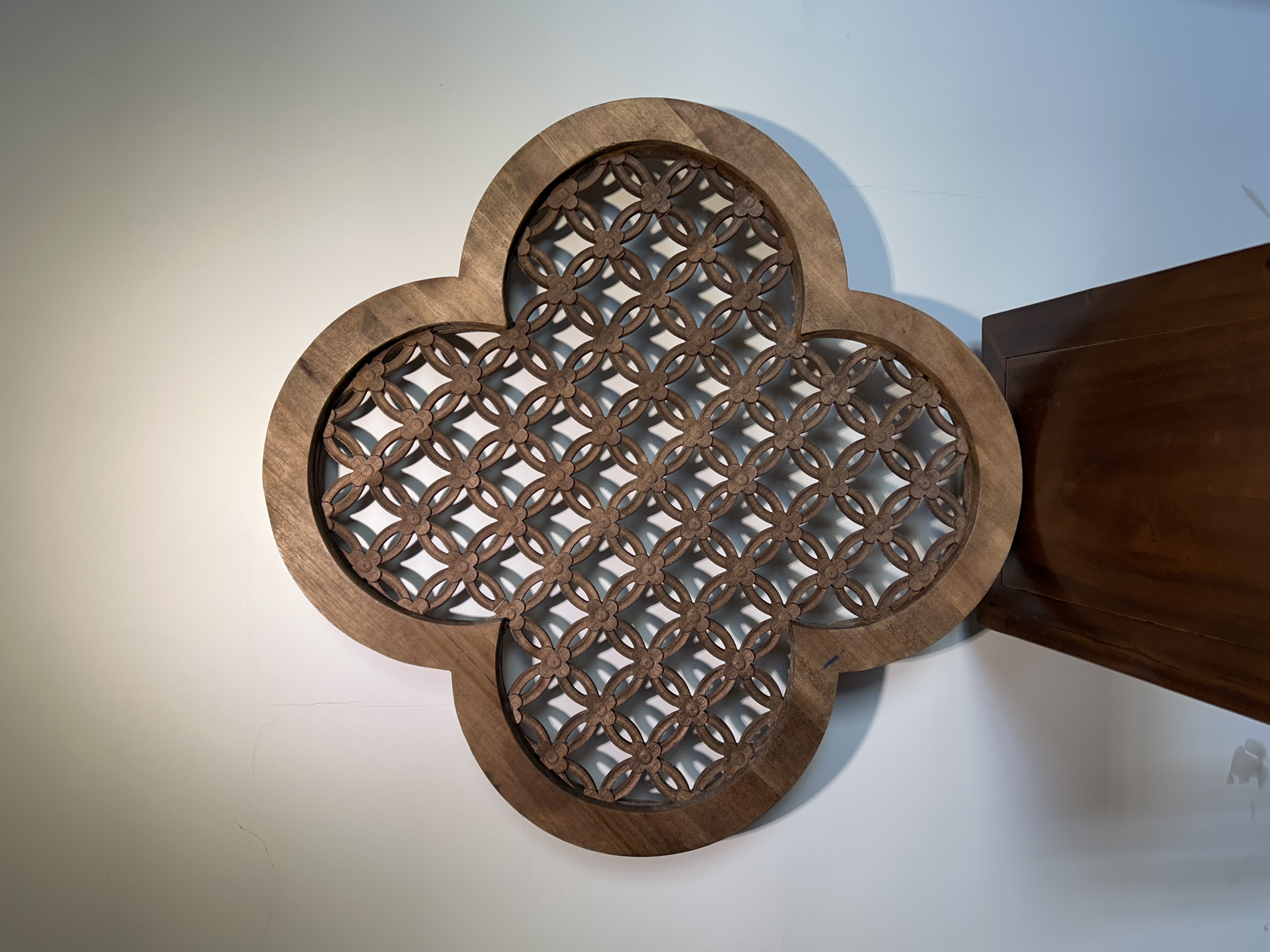 东阳木雕中式实木梅花窗铜钱纹理吉祥如意复古做旧屏风古风屏风