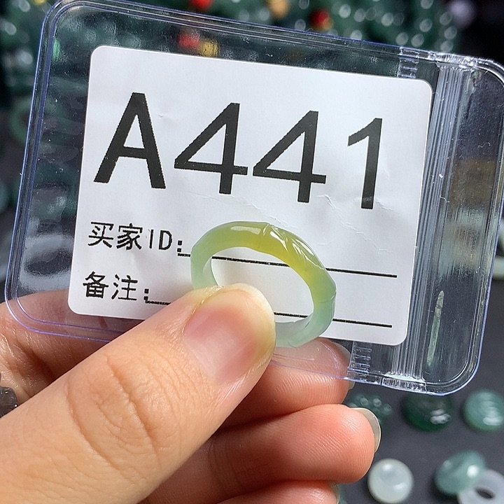 未镶嵌戒指翡翠慕*冉竹节12