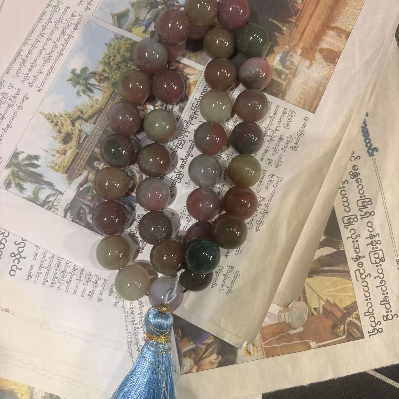 天然盐源玛瑙大项链多样性发一z10-3